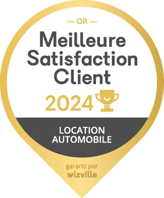 Trophée Meilleure satisfaction client 2024, catégorie location automobile