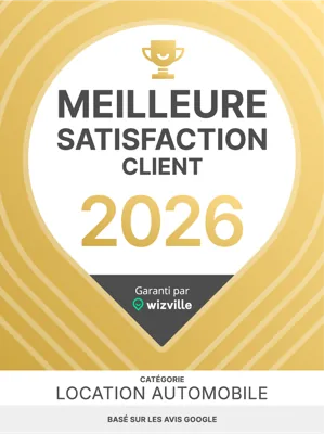 Trophée Meilleure satisfaction client 2026, catégorie location automobile